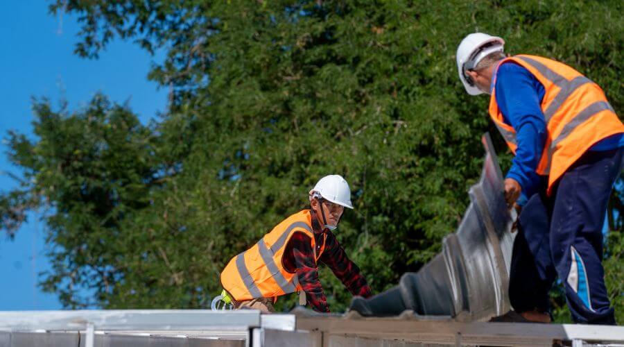 Professional metal roof installation in Saint Louis, OK